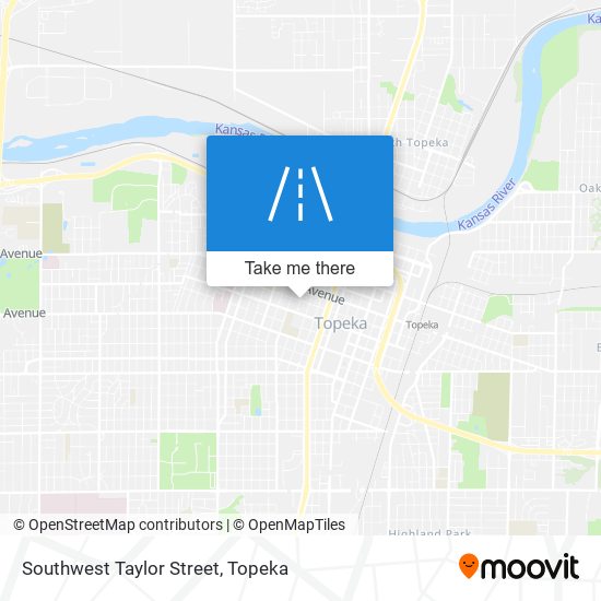 Southwest Taylor Street map