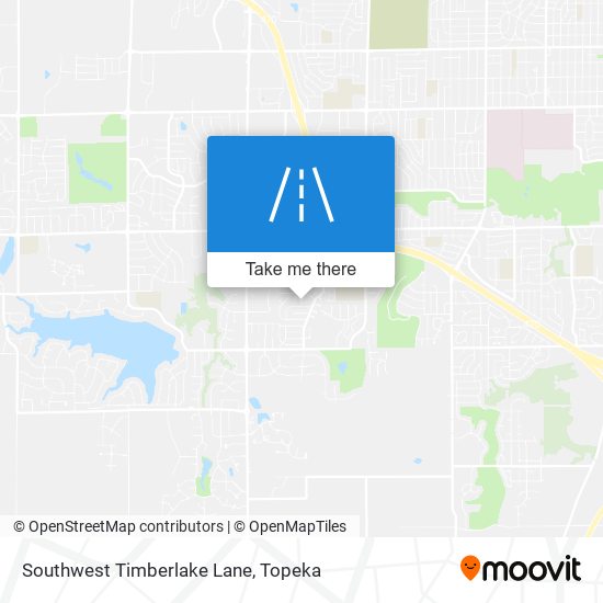 Southwest Timberlake Lane map