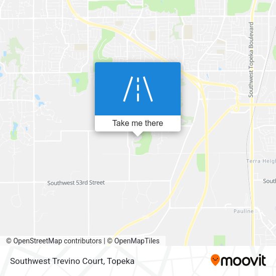 Southwest Trevino Court map