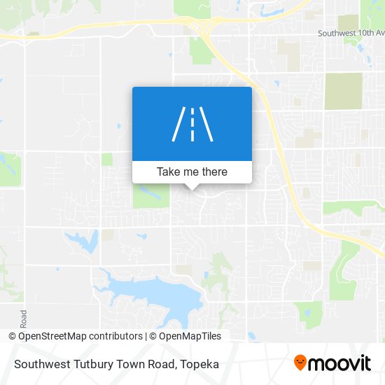 Mapa de Southwest Tutbury Town Road