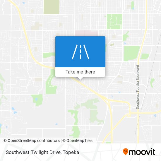 Southwest Twilight Drive map