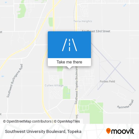 Mapa de Southwest University Boulevard