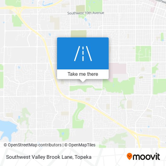 Mapa de Southwest Valley Brook Lane