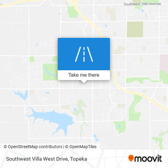 Southwest Villa West Drive map