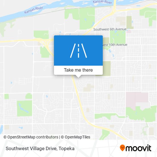 Southwest Village Drive map