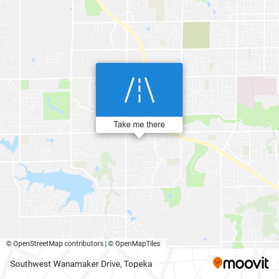 Southwest Wanamaker Drive map