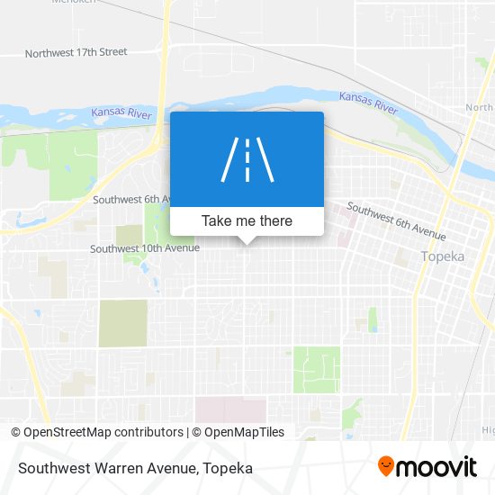 Southwest Warren Avenue map
