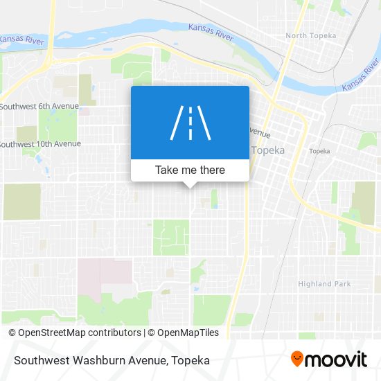 Southwest Washburn Avenue map