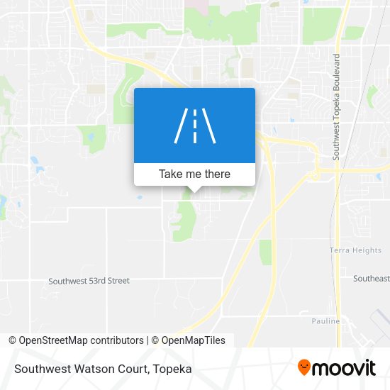 Southwest Watson Court map