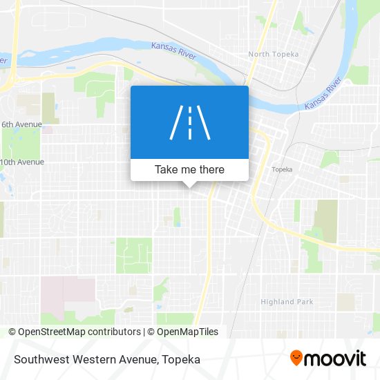 Mapa de Southwest Western Avenue