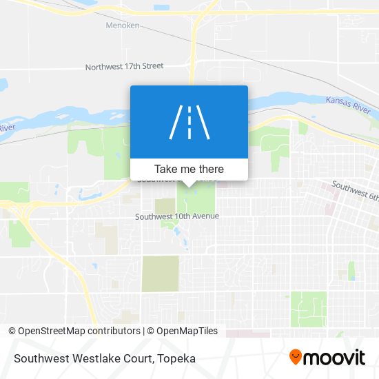 Mapa de Southwest Westlake Court