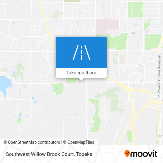 Southwest Willow Brook Court map