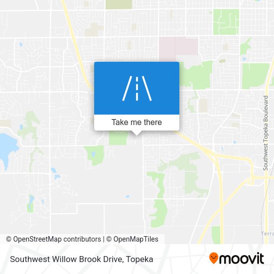Southwest Willow Brook Drive map