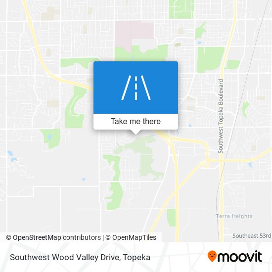 Southwest Wood Valley Drive map