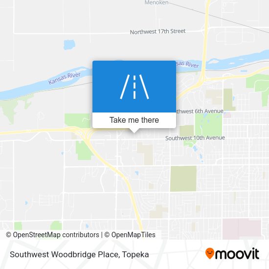 Mapa de Southwest Woodbridge Place