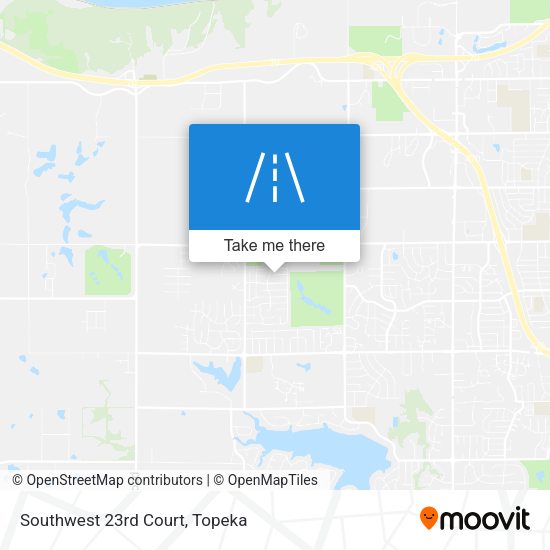 Southwest 23rd Court map