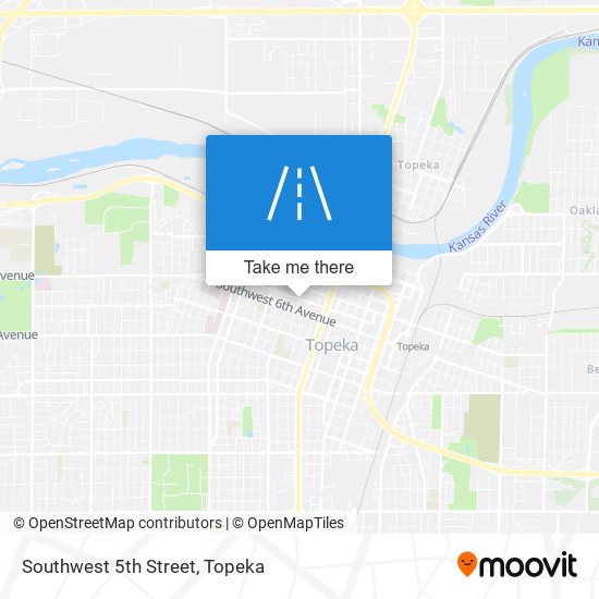 Mapa de Southwest 5th Street