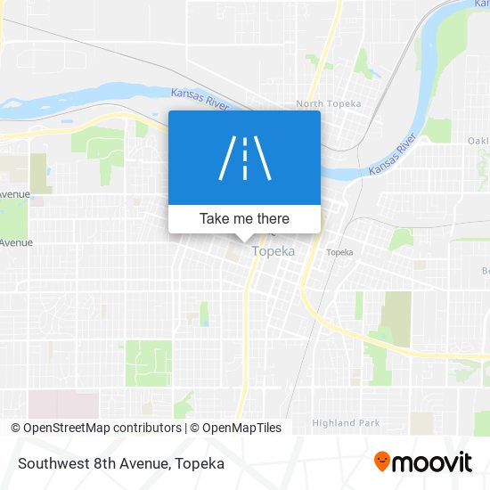 Southwest 8th Avenue map
