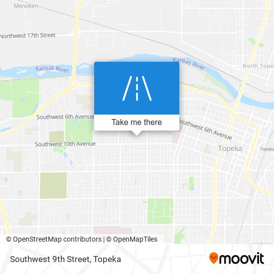 Southwest 9th Street map