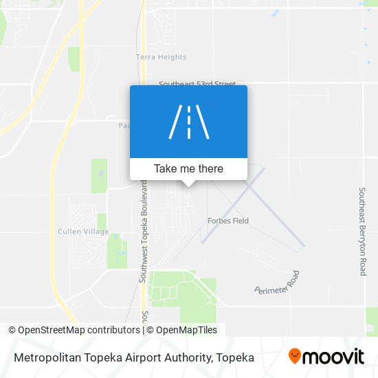 Mapa de Metropolitan Topeka Airport Authority