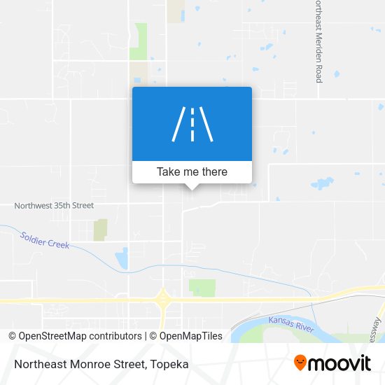 Northeast Monroe Street map