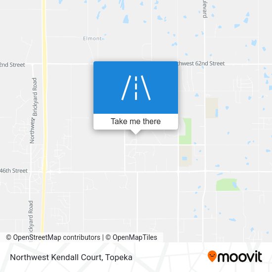 Mapa de Northwest Kendall Court