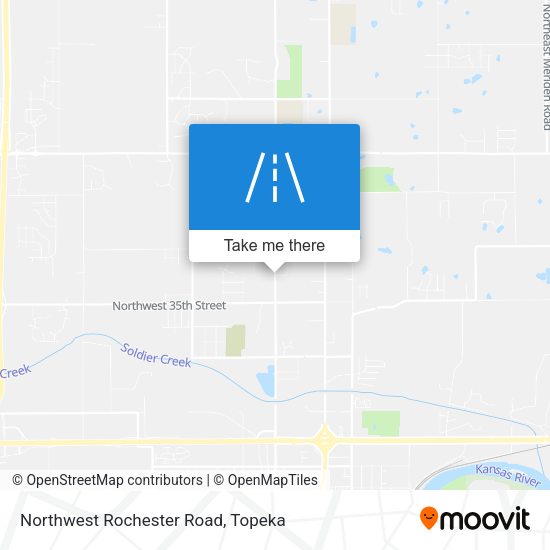Northwest Rochester Road map