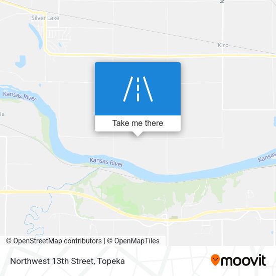 Northwest 13th Street map