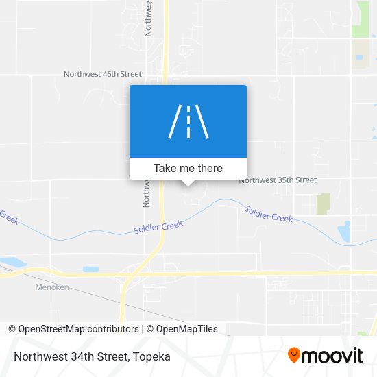Northwest 34th Street map