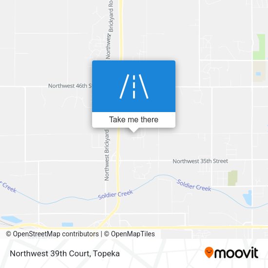Northwest 39th Court map