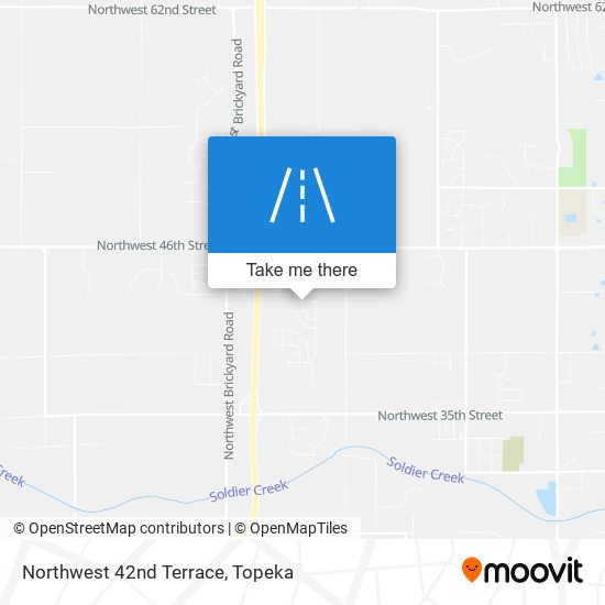 Mapa de Northwest 42nd Terrace