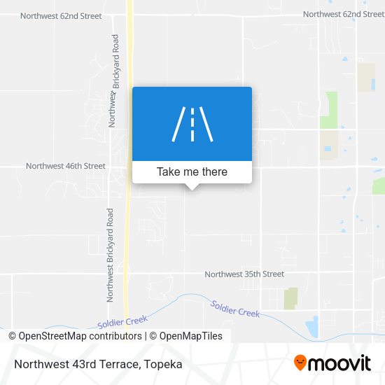 Northwest 43rd Terrace map