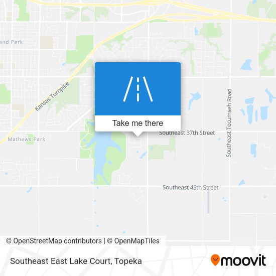 Southeast East Lake Court map