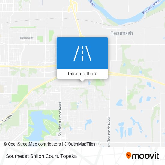 Southeast Shiloh Court map