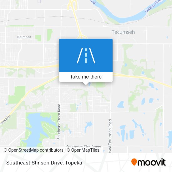 Southeast Stinson Drive map