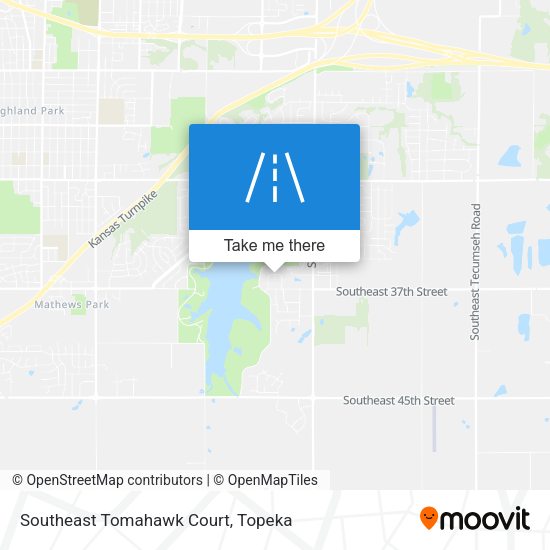 Southeast Tomahawk Court map