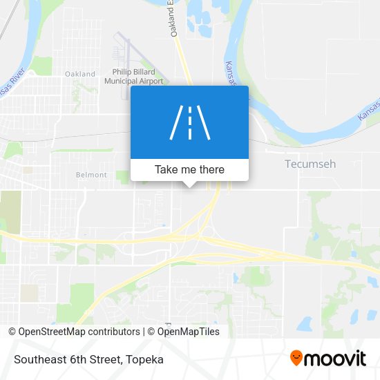 Mapa de Southeast 6th Street