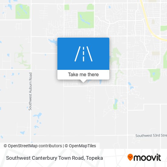 Mapa de Southwest Canterbury Town Road