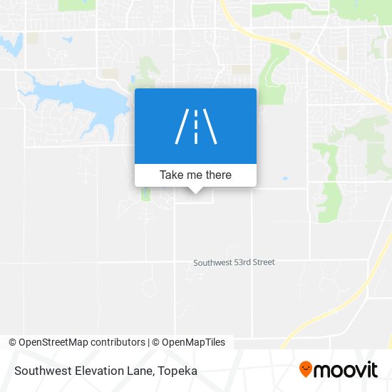 Mapa de Southwest Elevation Lane