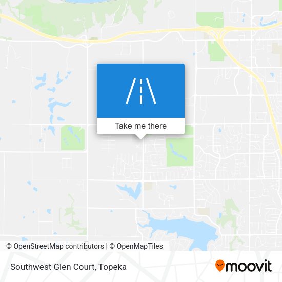 Southwest Glen Court map
