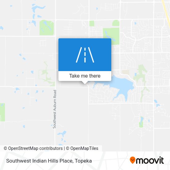 Southwest Indian Hills Place map