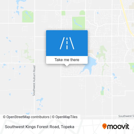 Southwest Kings Forest Road map