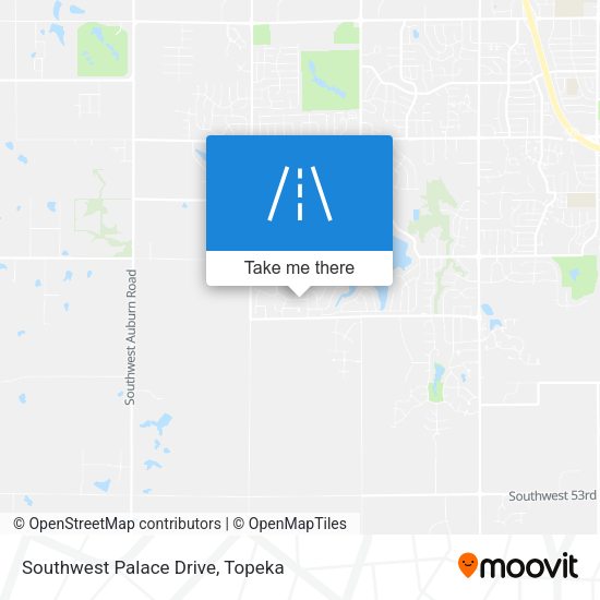 Southwest Palace Drive map