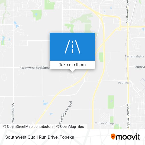 Southwest Quail Run Drive map