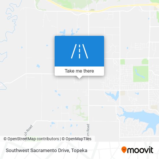 Mapa de Southwest Sacramento Drive