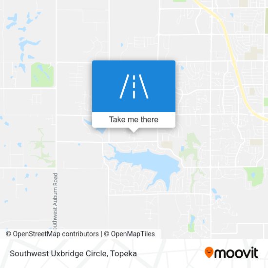Southwest Uxbridge Circle map