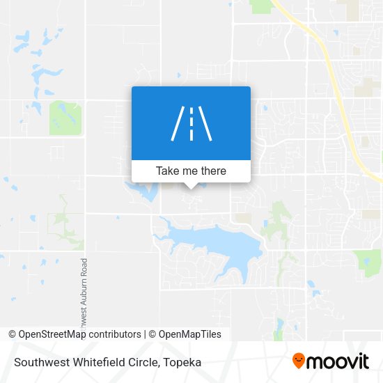 Southwest Whitefield Circle map