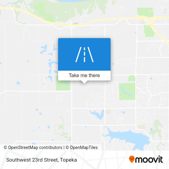 Southwest 23rd Street map