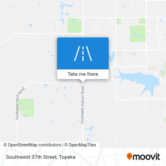 Mapa de Southwest 37th Street