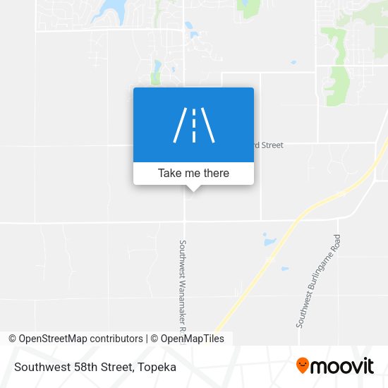 Southwest 58th Street map